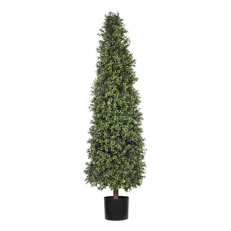 Primrue Faux Evergreen Tree in Vase Wayfair